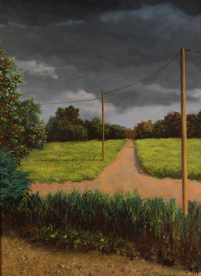End of the Road Painting by Christopher Brennan
