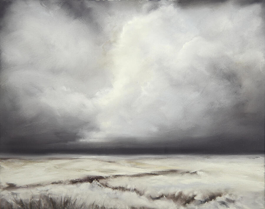 Stormy Painting - End of Winter by Jai Johnson