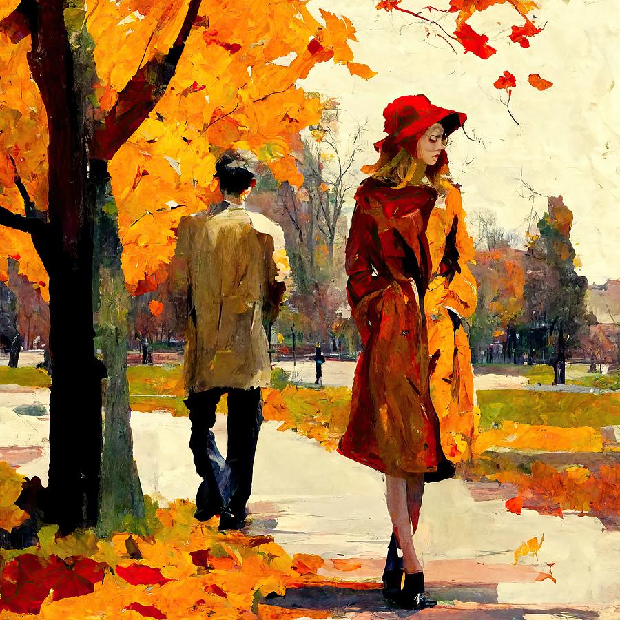 Fall Painting - Ending Love by My Head Cinema