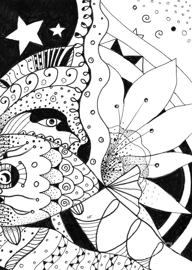 Endless Perspectives - Part 2 Drawing by Helena Tiainen Endless Perspectives - Part 2 Drawing by Helena Tiainen