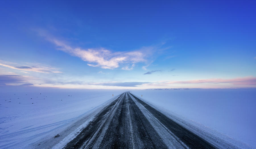 Endless Road, Iceland Photograph by Reinier Snijders