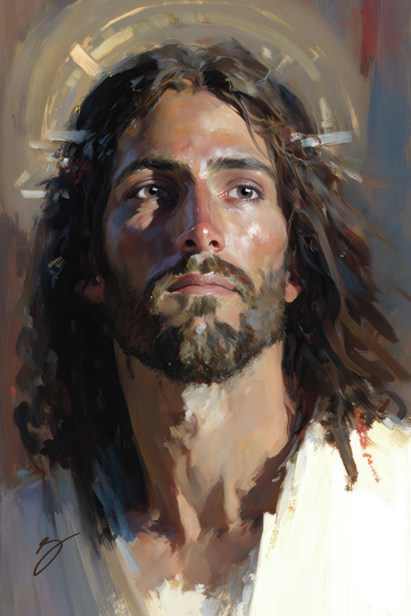 Jesus Christ Painting - Enduring Love by Greg Collins