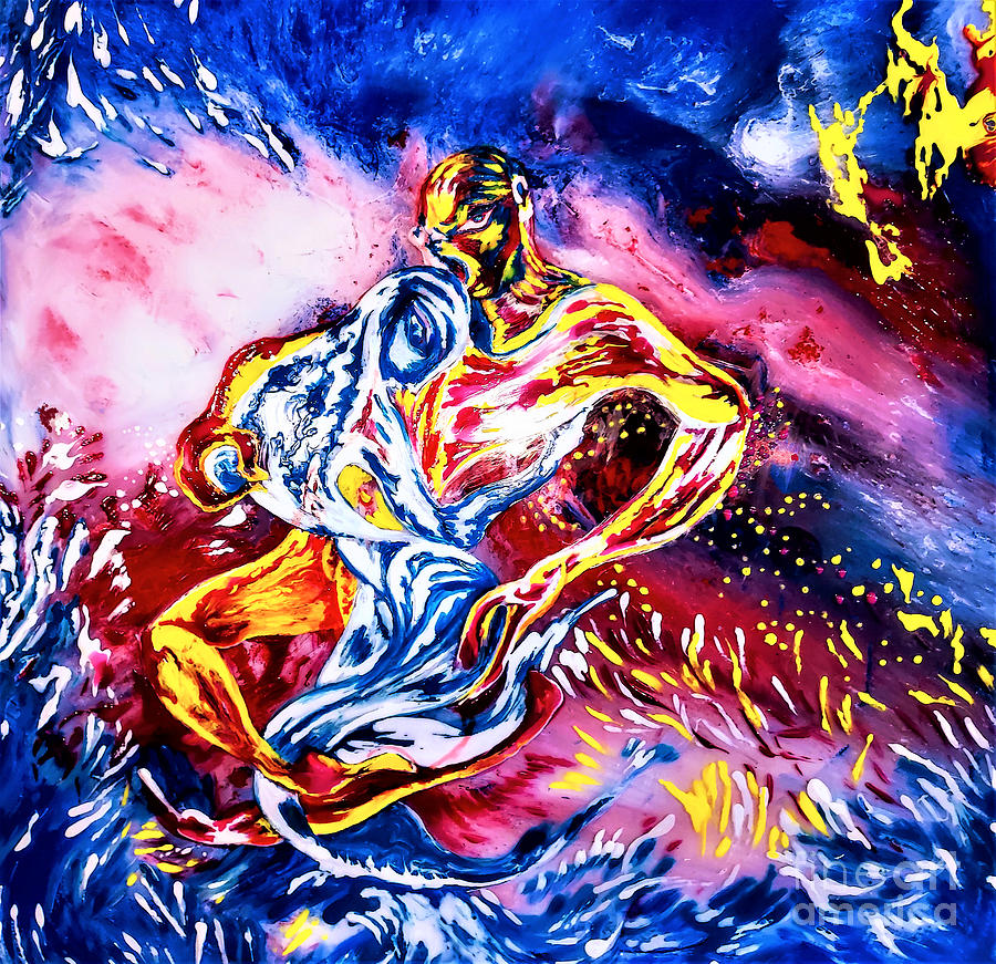 Energies Passion Painting by Tatyana Shvartsakh