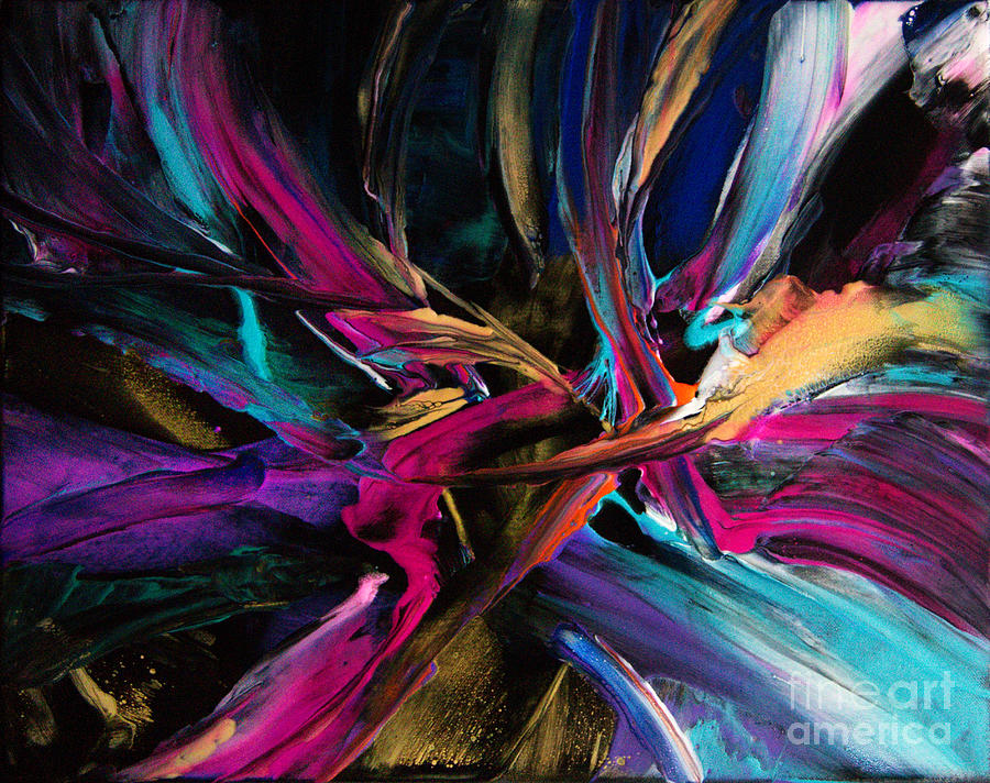 Energetic Organic 7699 Painting by Priscilla Batzell Expressionist Art Studio Gallery