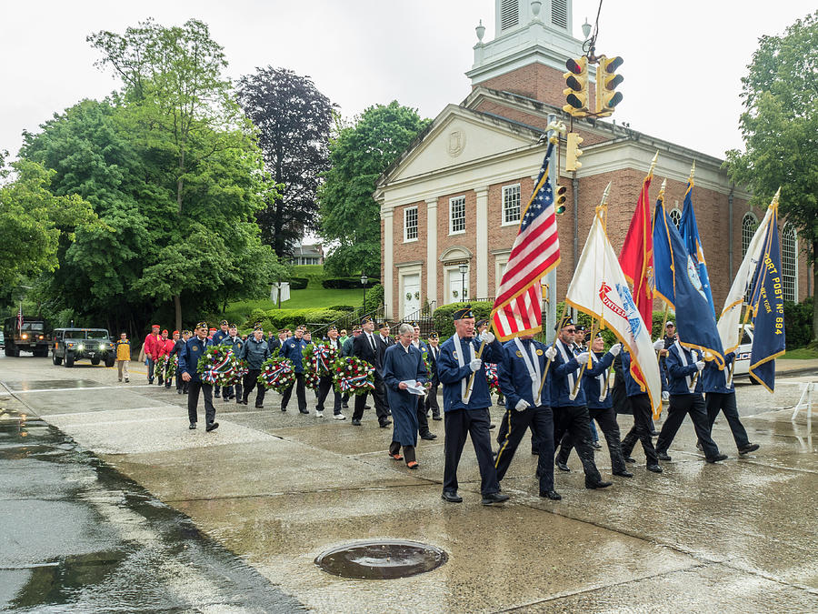 ENFD in Northport Memorial Day Parade Photograph by Deidre ElzerLento