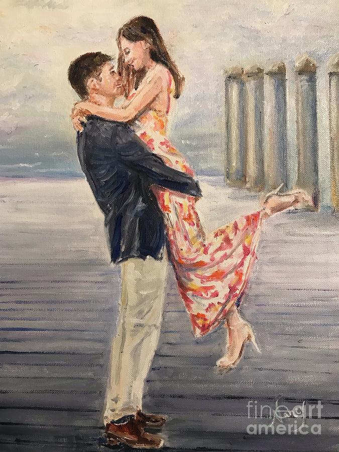 Engaged Painting by Nancy Anton