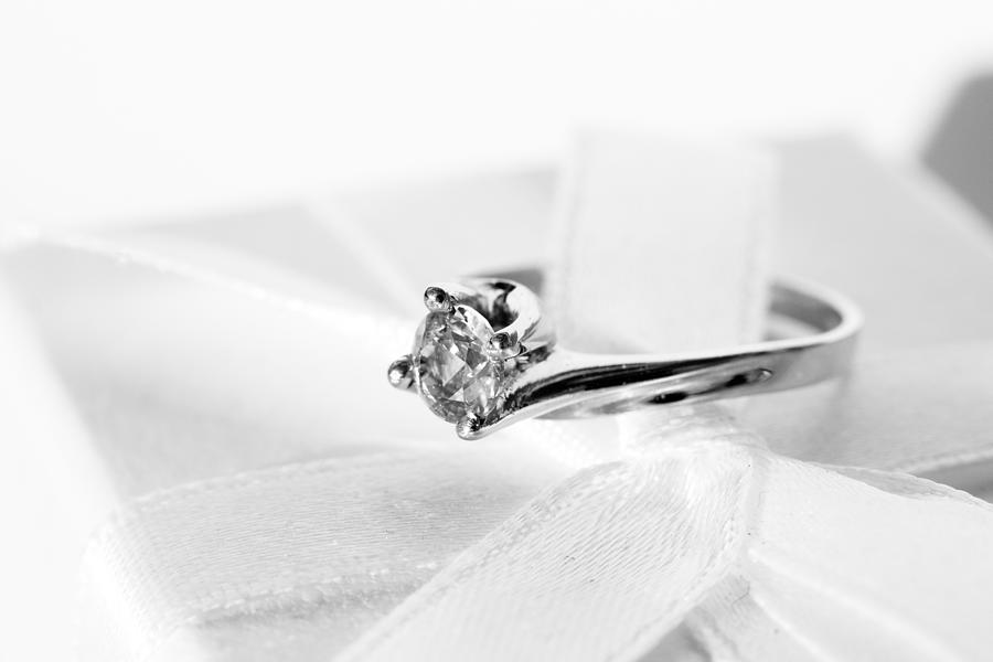 Engagement ring Photograph by Ejla