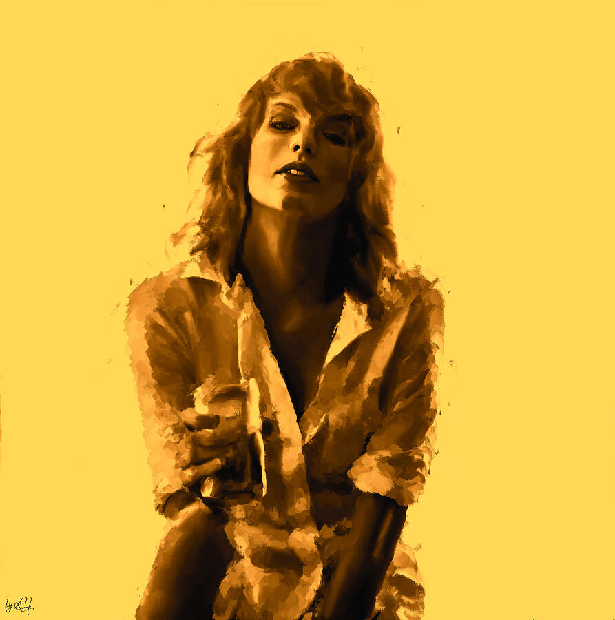 Taylor Swift offers drink to Travis Kelce Digital Art by Gradify Creations Taylor Swift offers drink to Travis Kelce Digital Art by Gradify Creations