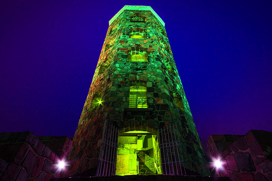 Enger Tower Glowing Photograph by Nicole Engstrom
