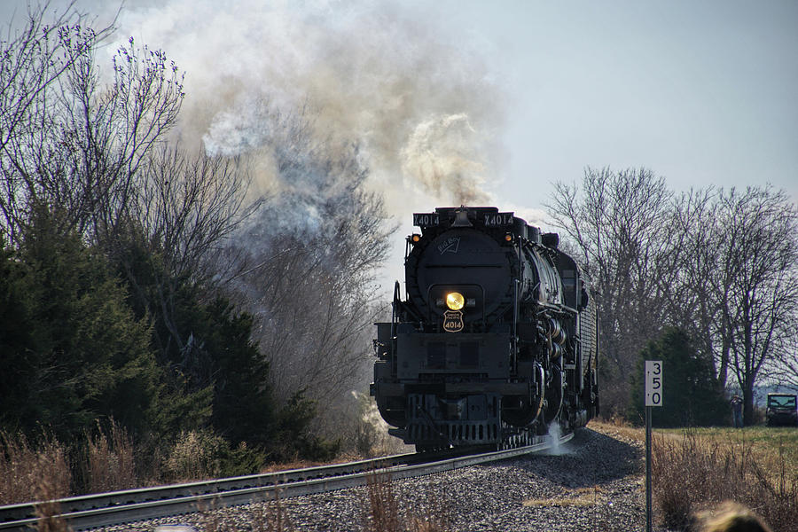 Engine 4014 also known as the Big Boy Photograph by Alan Hutchins