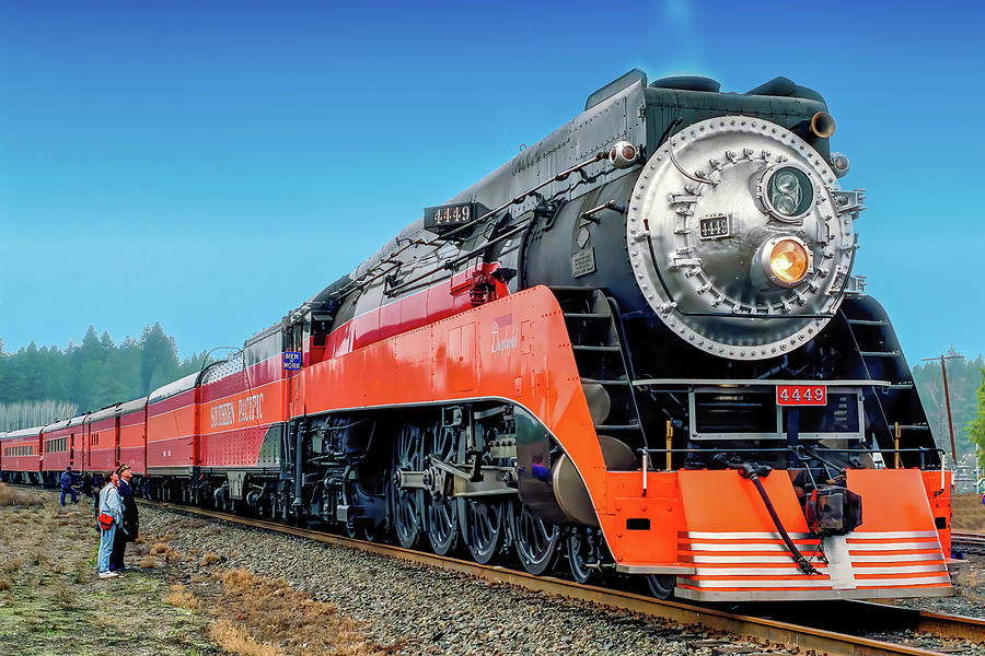 Engine #4449 - The Freedom Train Photograph by Larey McDaniel