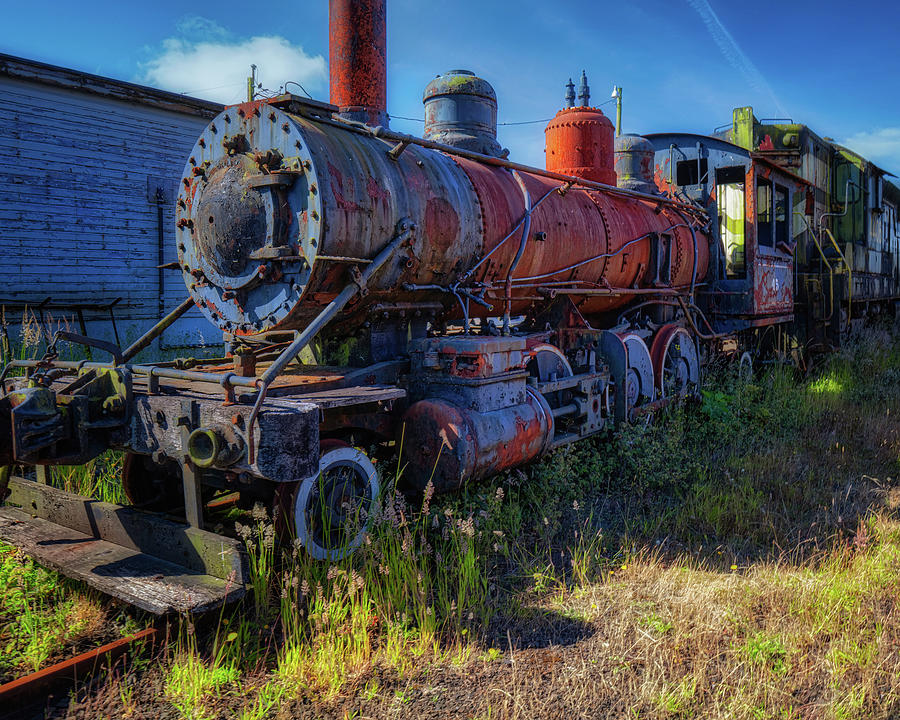 Train Photograph - Engine #45 by Thomas Hall