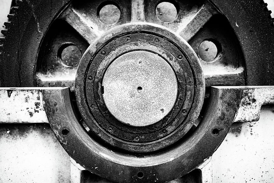 Engine Circles abstract Photograph by Michalakis Ppalis