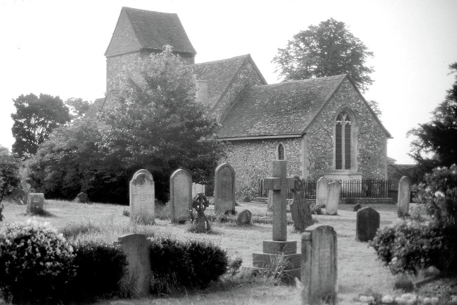 English Churchyard Photograph by Jerry Griffin