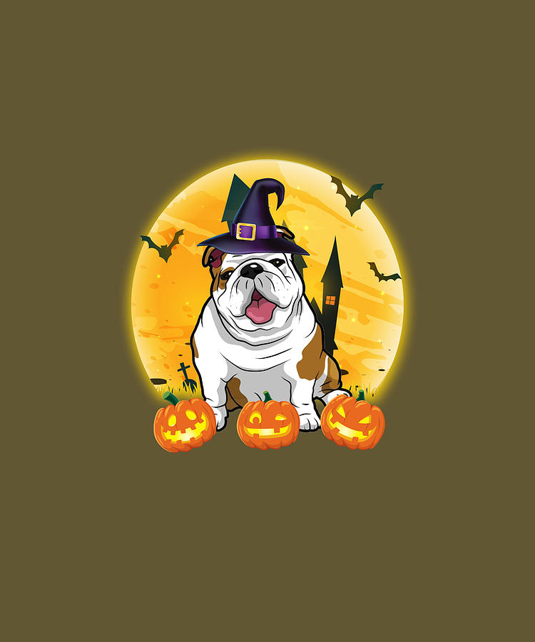 bulldog halloween shirt