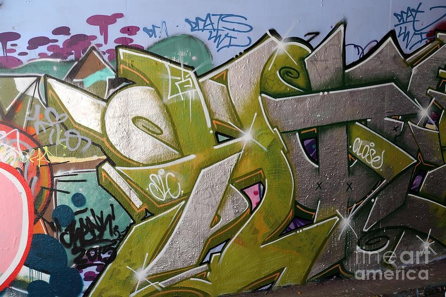 English graffiti Painting by Isla Dominic | Pixels