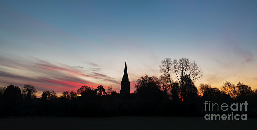 English Village Church at Dawn Photograph by Tim Gainey