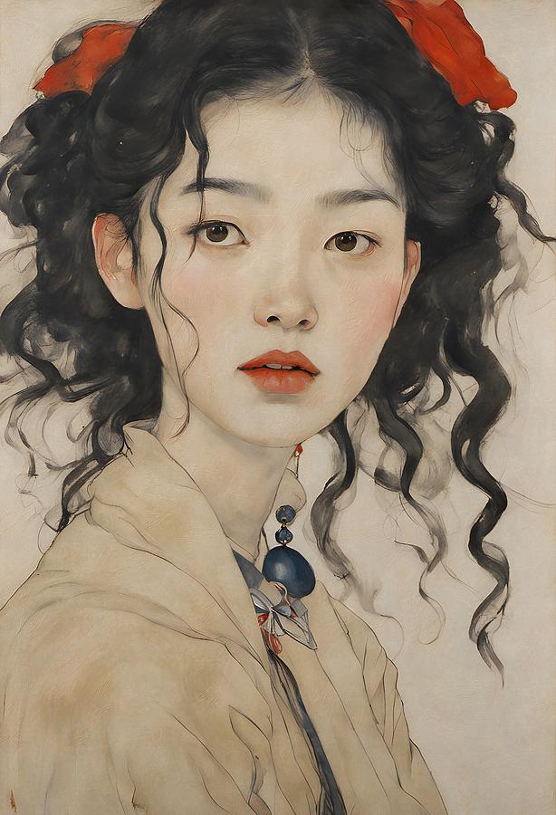 Enigmatic Beauty Digital Art by Samuel HUYNH Enigmatic Beauty Digital Art by Samuel HUYNH