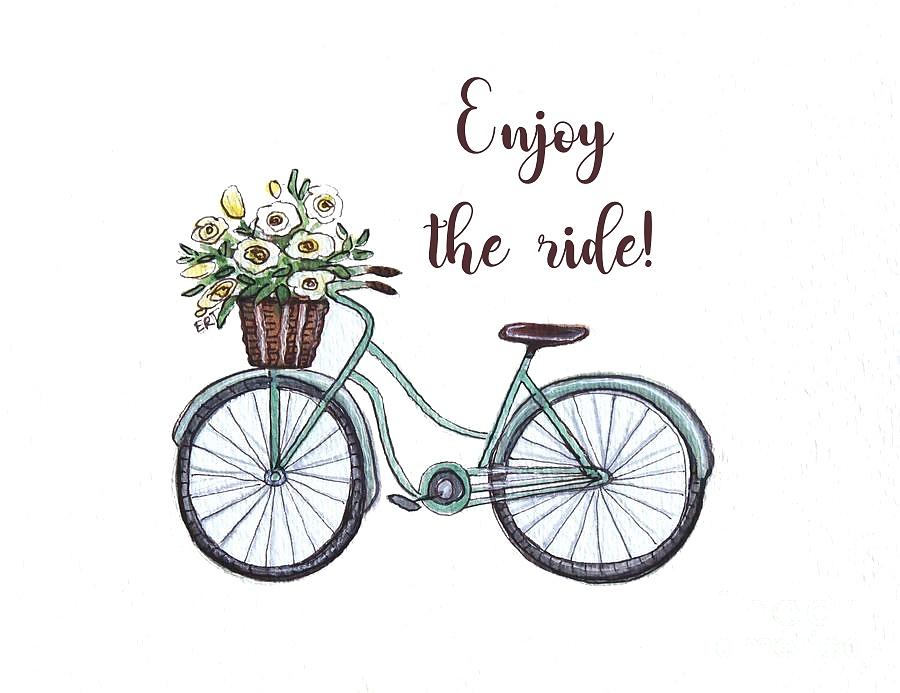 Enjoy the Ride Painting by Elizabeth Robinette Tyndall