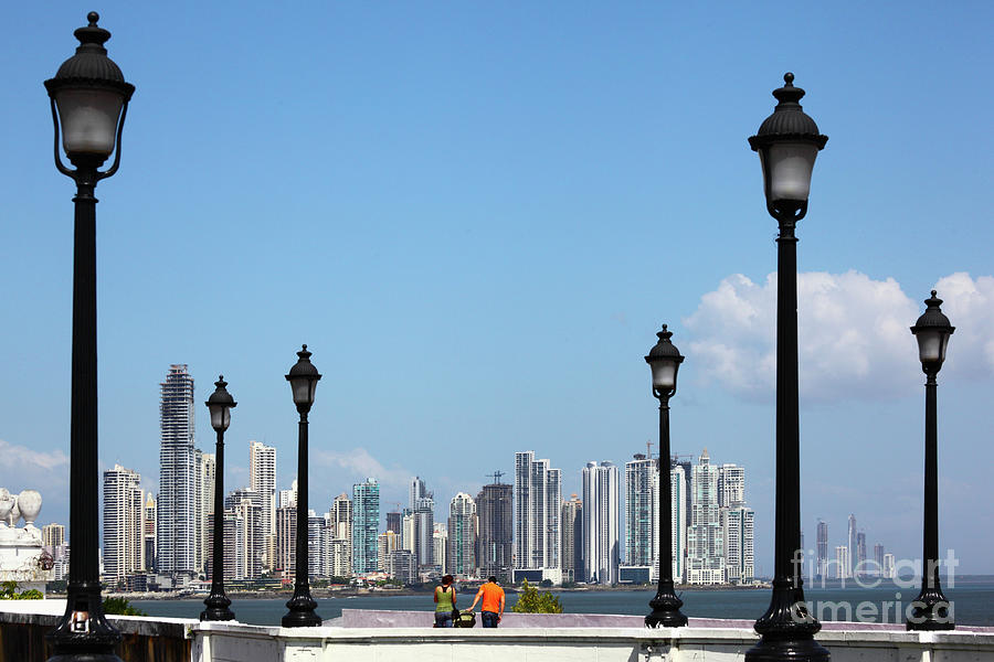 Enjoying the view of Panama City Photograph by James Brunker