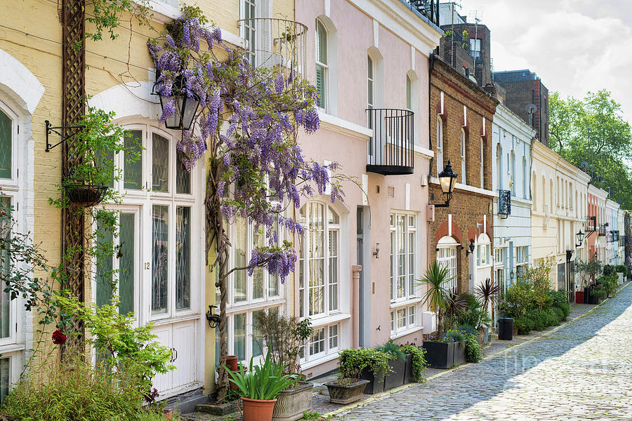 Ennismore Gardens Mews in Spring South Kensington Photograph by Tim Gainey