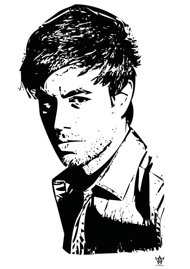 Portrait of Enrique Iglesias by ChadK on Stars Portraits  1