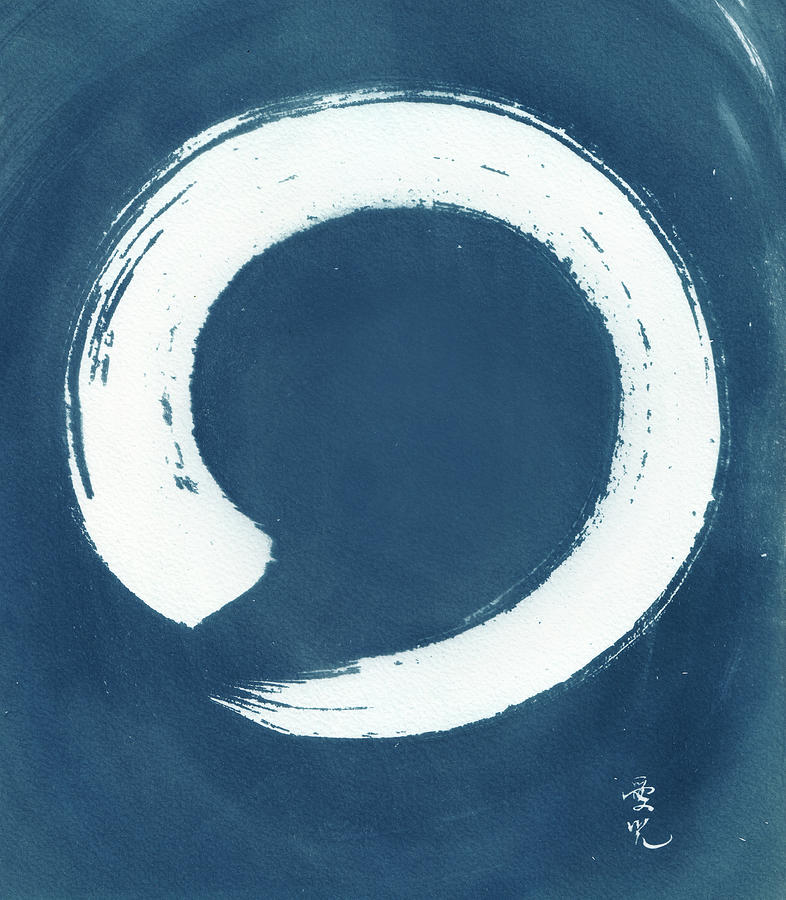 Enso in Nature Painting by Oiyee At Oystudio