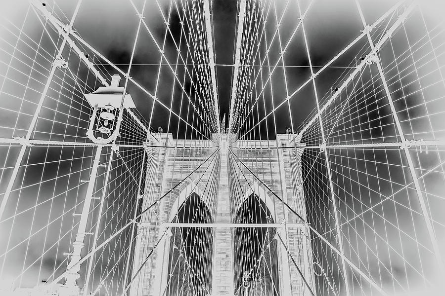 Brooklyn Bridge Photograph - Enter The Matrix by Az Jackson
