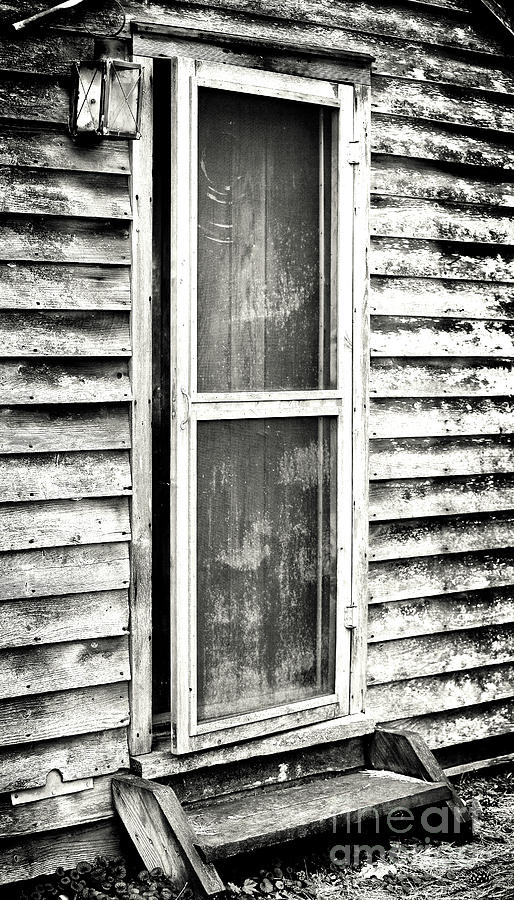 Enter Through the Back Door at Batsto Village Photograph by John Rizzuto