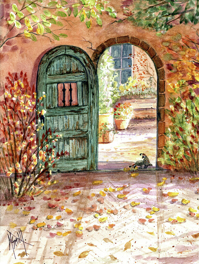 Entering Into Serenity Painting by Marilyn Smith