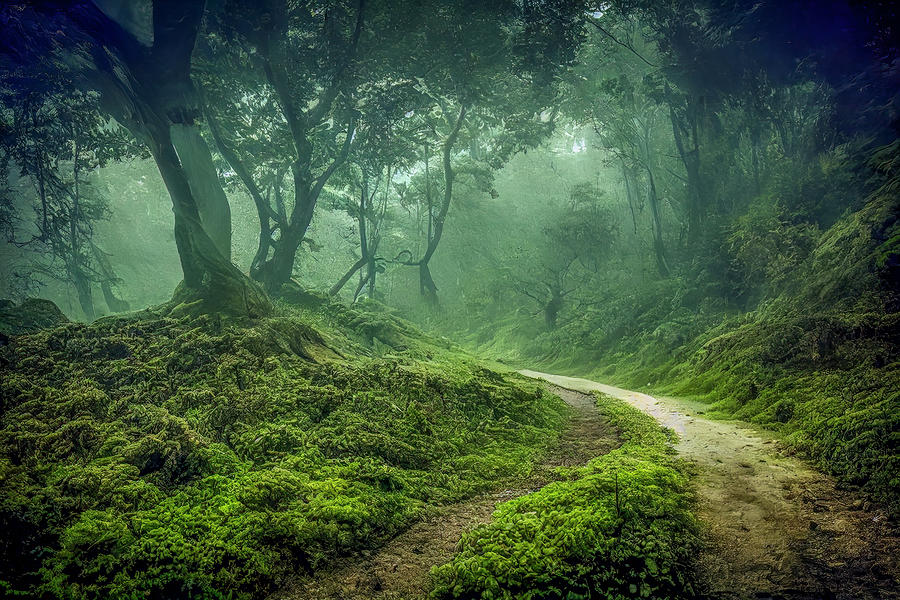 Entering the Fantasy Forest Photograph by Bill Posner