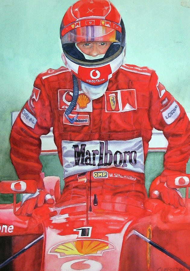 F1 Painting - Entering the office by Cory Clifford F1 Painting - Entering the office by Cory Clifford