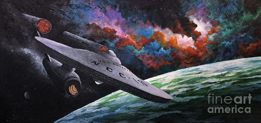 Enterprise Painting by David Maynard
