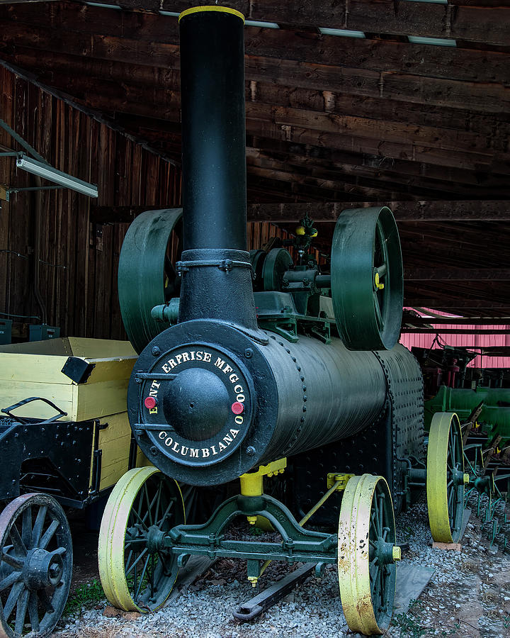 Enterprise Photograph - Enterprise MFG co steam sawmill by Flees Photos