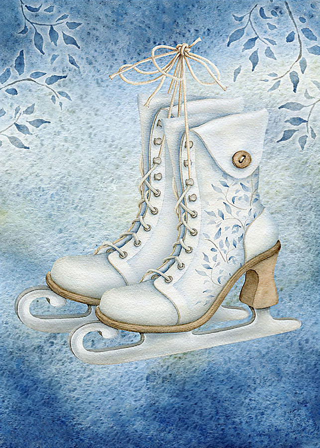 Entertainment ICE SKATING POSTER Digital Art by Gambrel Temple - Pixels