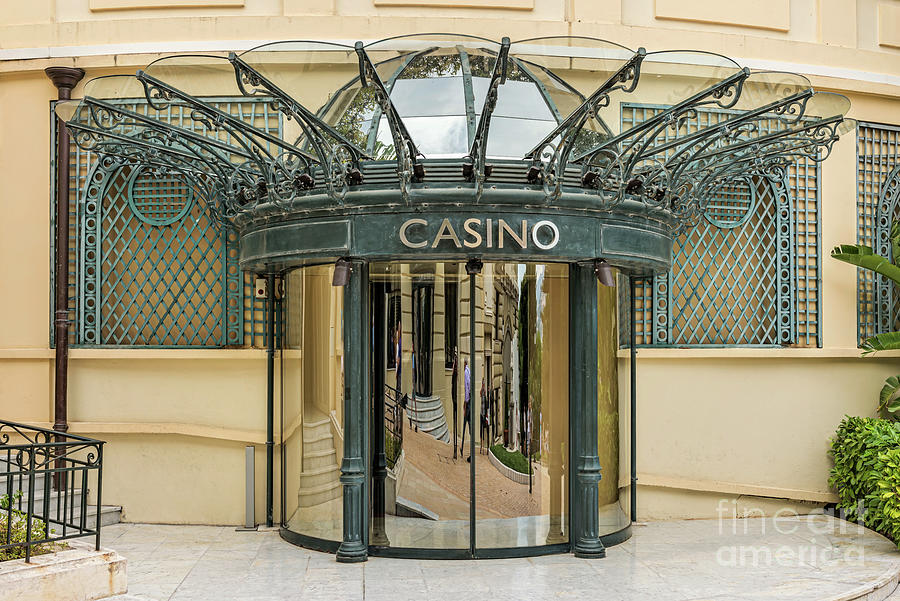 Entrance doors to casino in Monte Carlo Photograph by Marek Poplawski