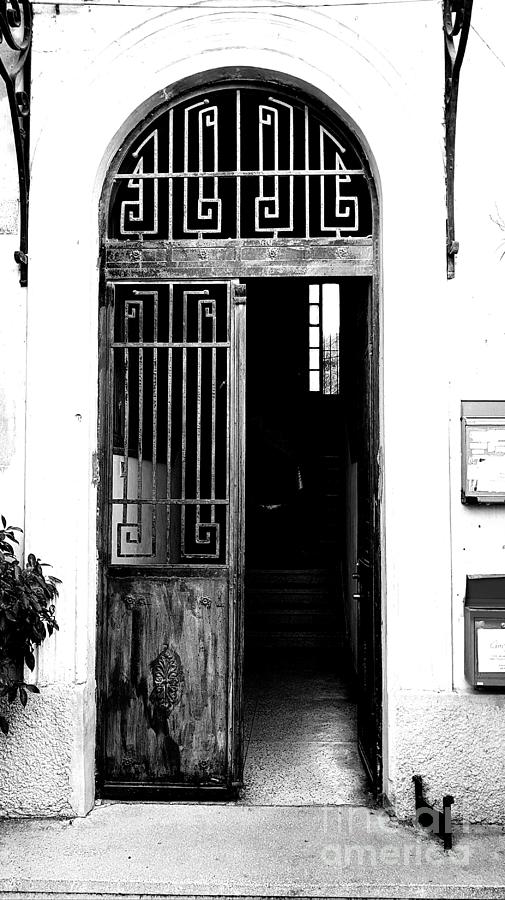 Entrance In Old Eclectic House Photograph