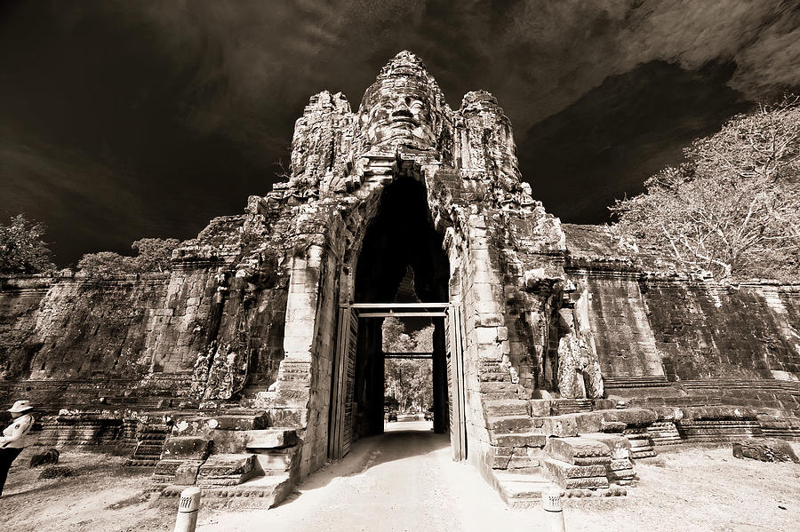 Entrance to another world. Angkor Wat. Cambodia. Photograph by Lie Yim