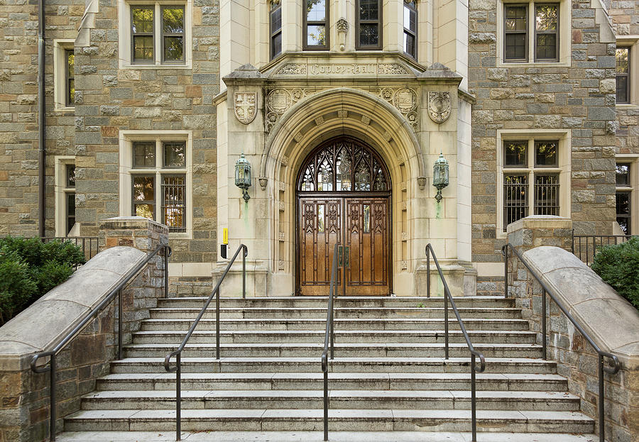 Entrance to Copley Hall Georgetown University Photograph by Steven Heap
