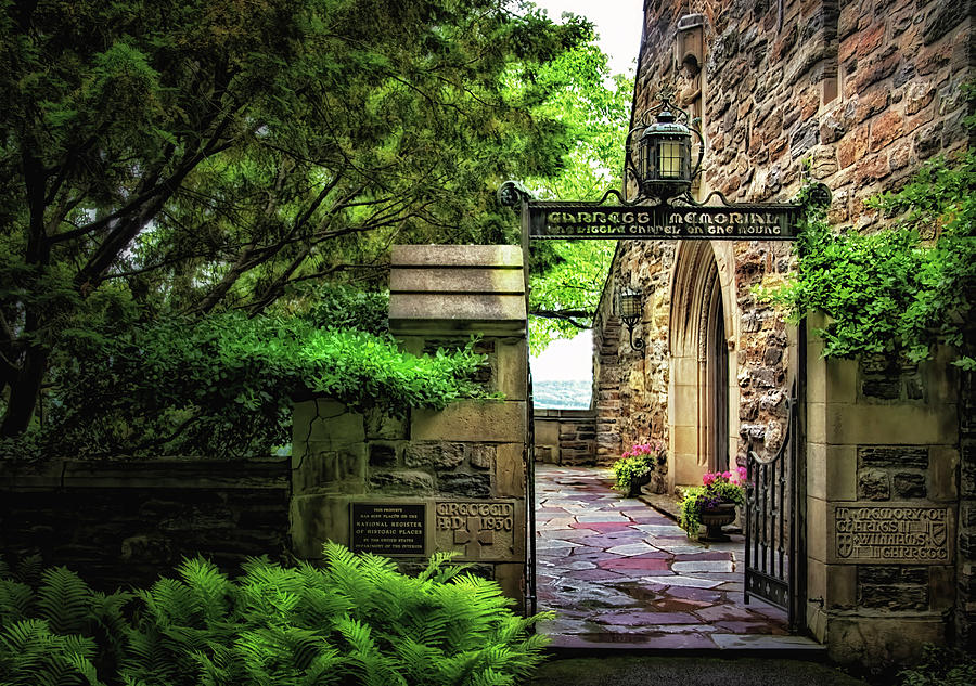 Entrance to Garrett Chapel Photograph by Carolyn Derstine