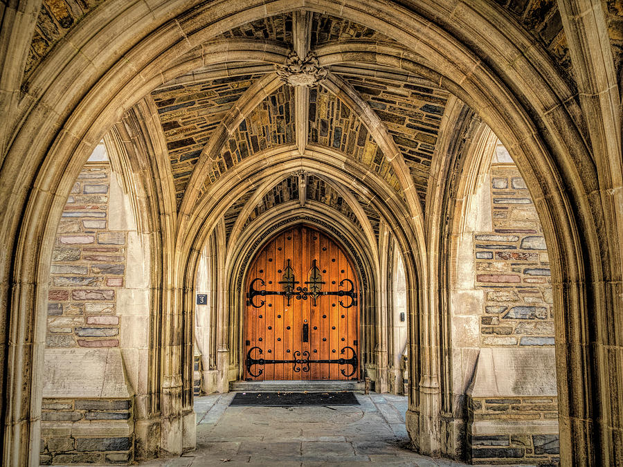 Entrance To Henry Hall at Princeton University Photograph by Kristia Adams