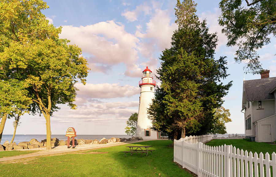 Entrance to Marblehead Lighthouse State Park Photograph by Marianne Campolongo