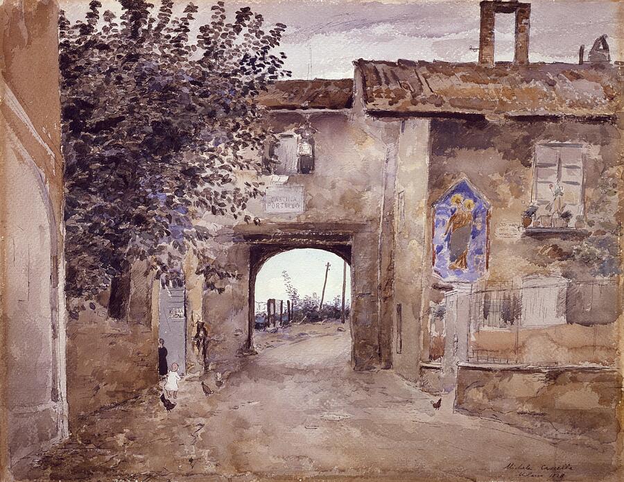 Entrance to Portello - Michele Cascella Digital Art by Samuel HUYNH Entrance to Portello - Michele Cascella Digital Art by Samuel HUYNH
