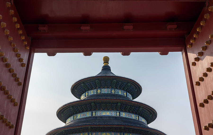 Entrance to Temple of Heaven in Beijing China Photograph by Steven Heap