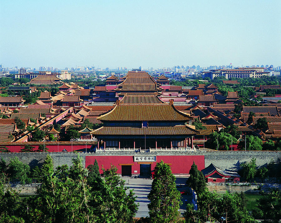 Entrance to the forbidden City, Beijing, China Photograph by Digital Vision.