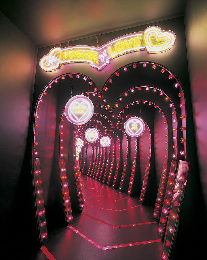 Entrance to the Tunnel of Love Amusement Park Ride, United Kingdom Photograph by Andrew Holt