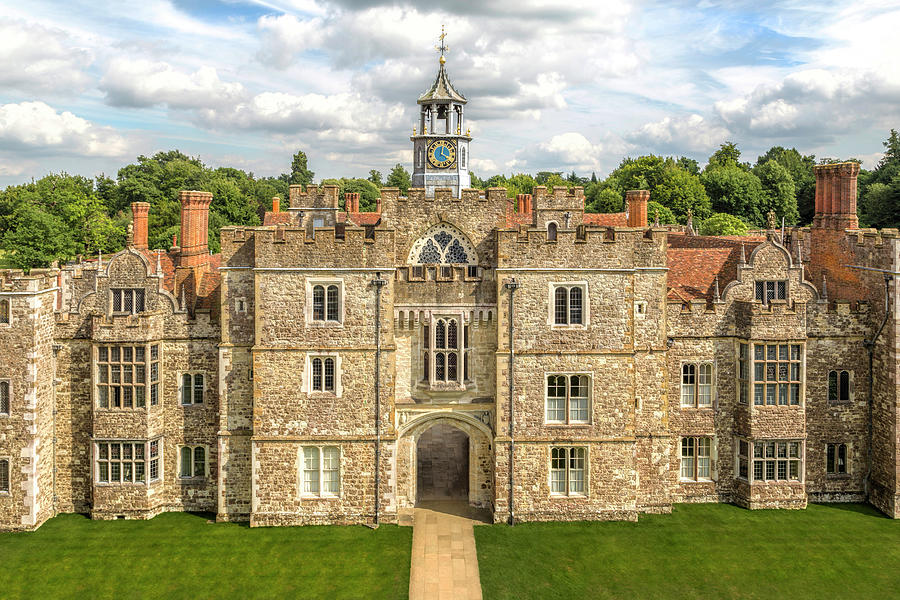 Entrance With Courtyard Of Knole House Photograph By Mieneke Andeweg 