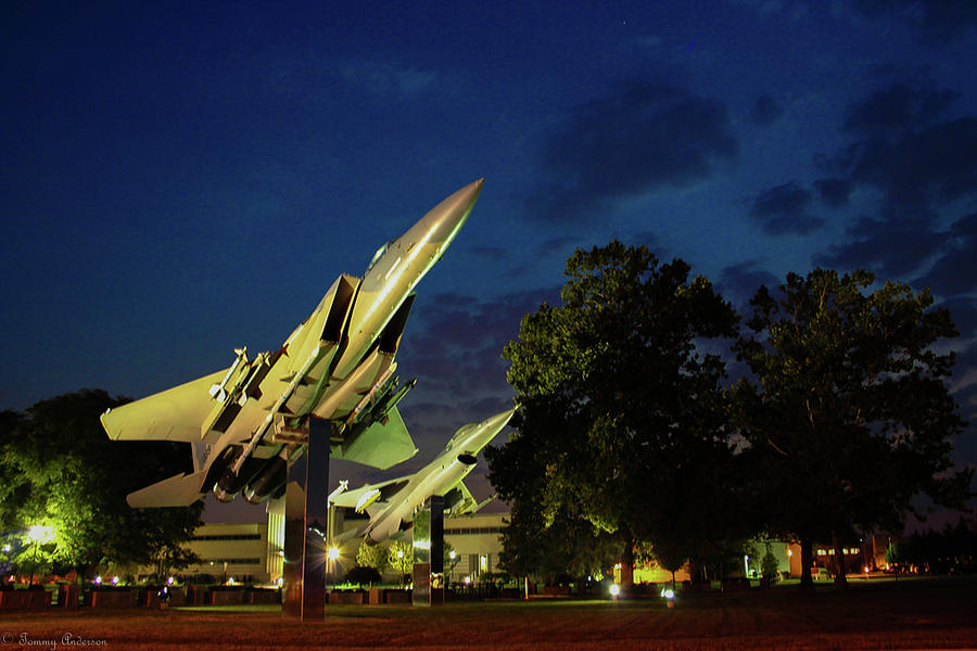 Entrance Wright Patterson AFB Photograph by Tommy Anderson