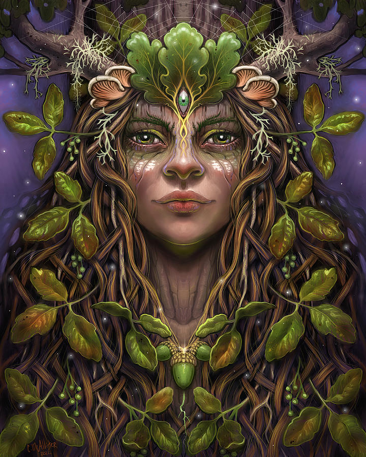 Entwined Dryad Painting by Cristina McAllister - Fine Art America