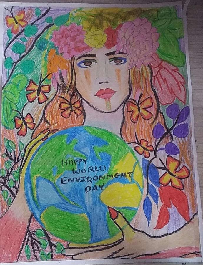 save environment drawing with oil pastel color - YouTube-anthinhphatland.vn